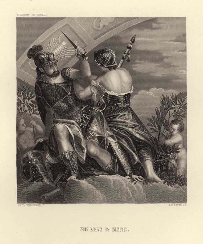 Minerva ve Mars by Paolo Veronese