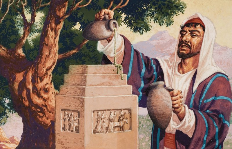 İncil Sahnesi by Pat (1907-95) Nicolle
