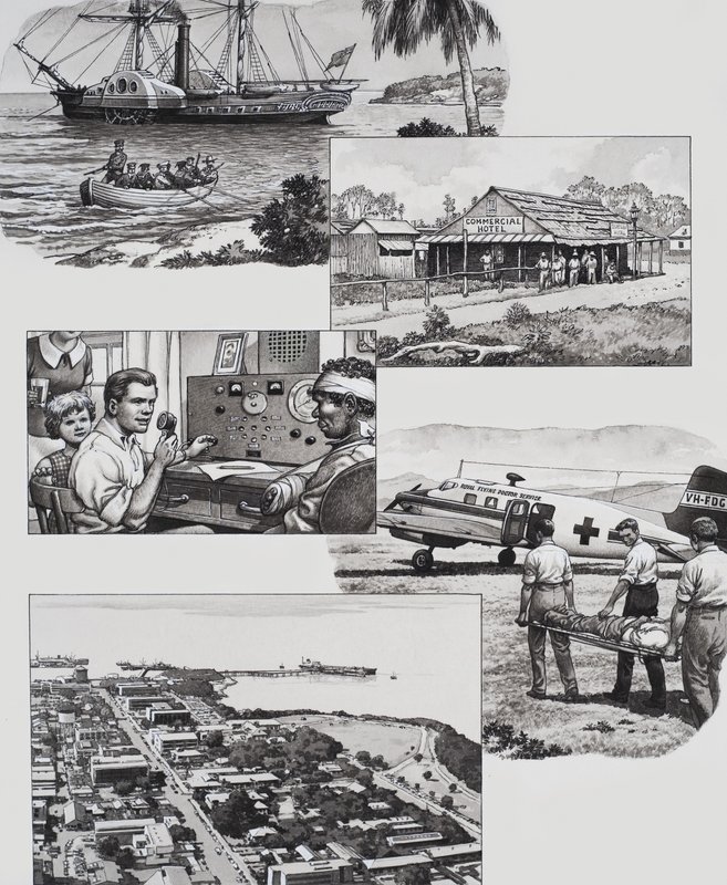 Darwin, Avustralya by Pat (1907-95) Nicolle