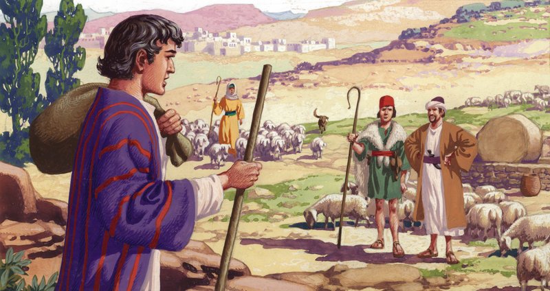 Joseph (kağıt üzerine guaj) by Pat (1907-95) Nicolle