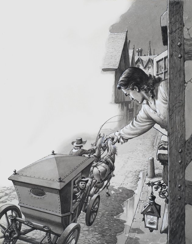 Gece Habercisi by Pat (1907-95) Nicolle
