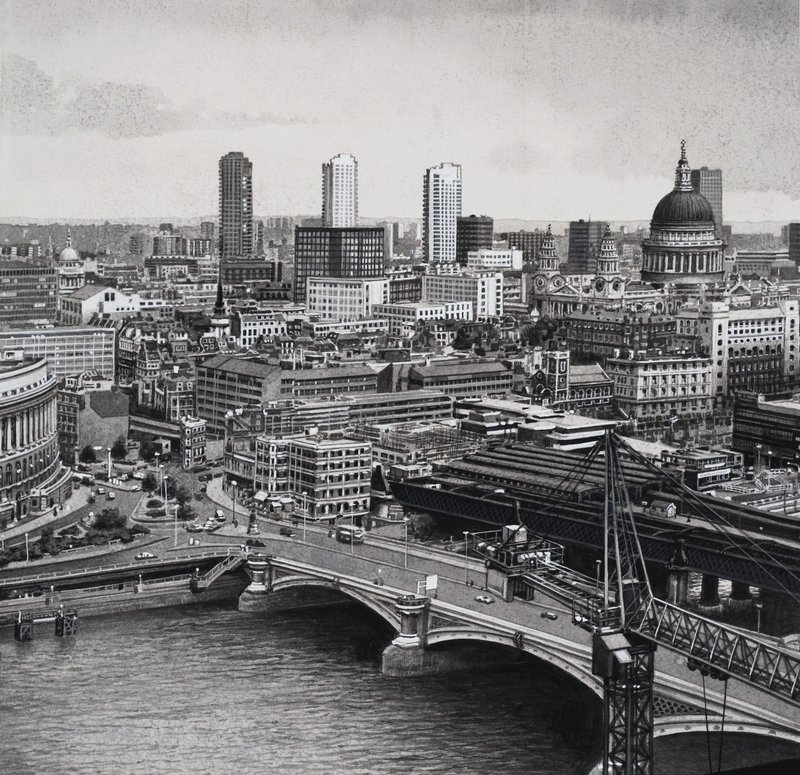 Modern Londra by Pat (1907-95) Nicolle
