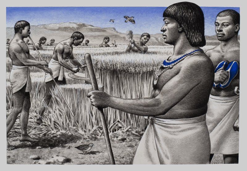 Music While You Work (kağıt üzerine guaj) by Pat (1907-95) Nicolle