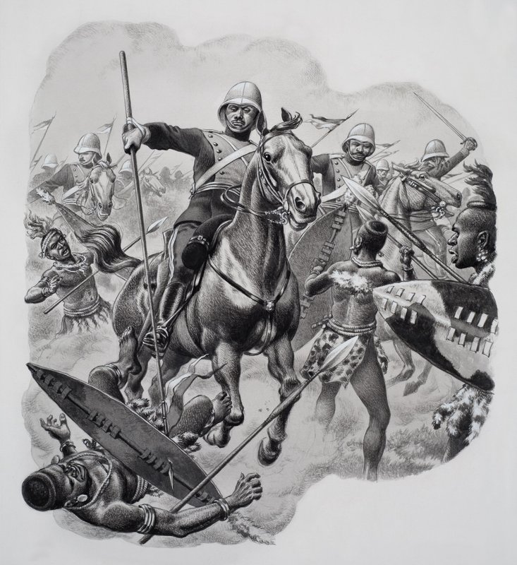 Zulular (kağıt üzerine guaj) by Pat (1907-95) Nicolle