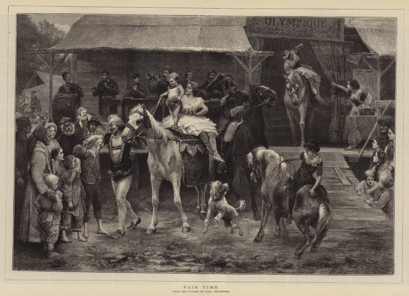 Fuar Zamanı by Paul Friedrich Meyerheim
