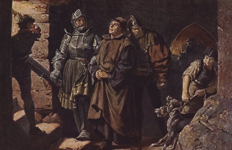 Hans von Berlepsch ve Burckhardt Hund von Wenckheim, Martin Luther