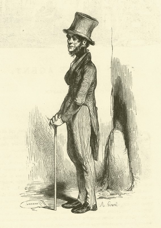 Polis Ajanı by Paul after Gavarni
