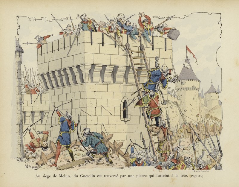 Bertrand du Guesclin, Melun Kuşatması
