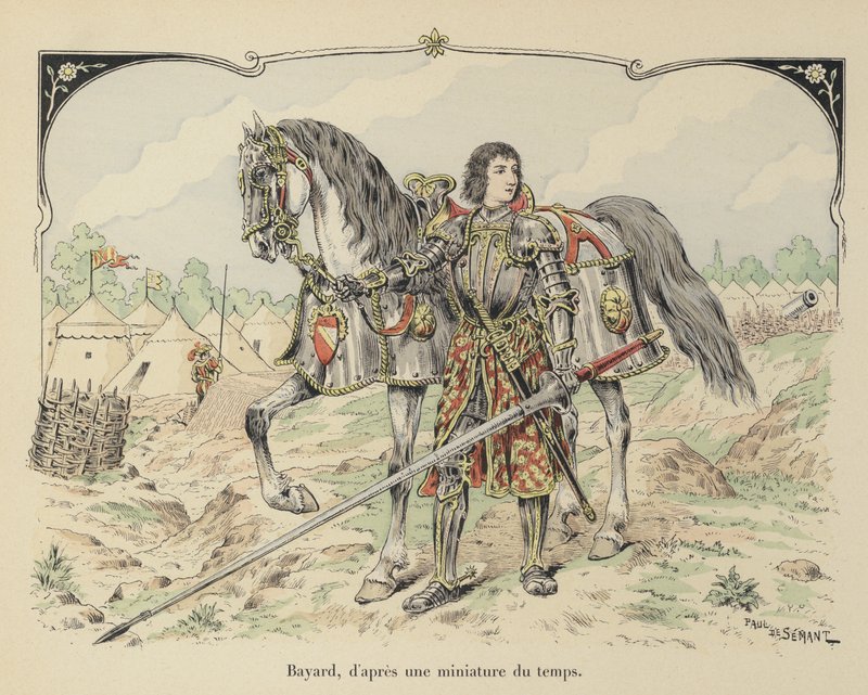 Pierre de Terrail, Chevalier de Bayard, Fransız şövalyesi by Paul de Semant