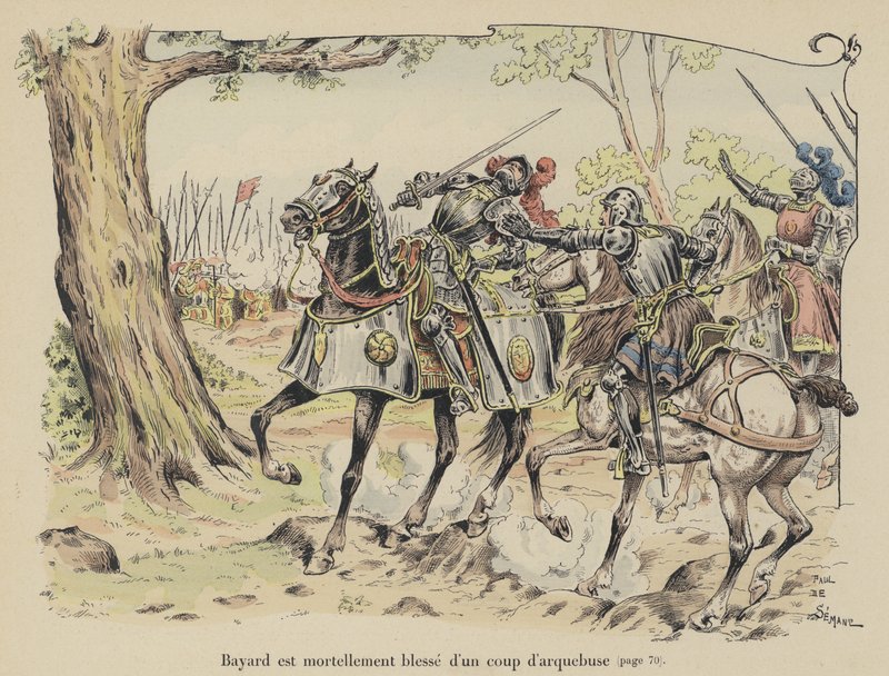 Chevalier de Bayard, Sesia Savaşı