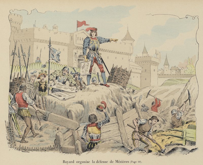 Chevalier de Bayard, Mezieres Kuşatması