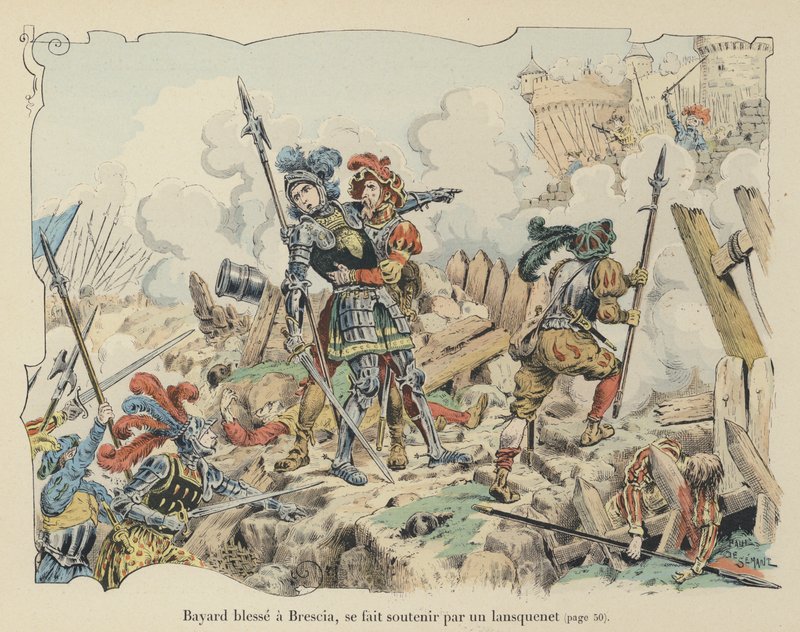 Chevalier de Bayard, Brescia Kuşatması