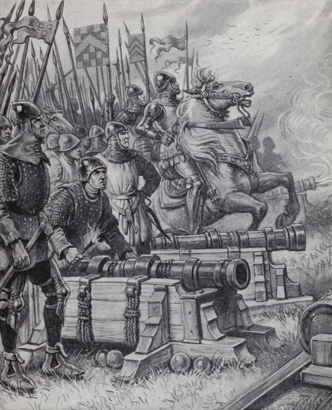 Savaşta barutun erken kullanımı by Paul (after) Hardy