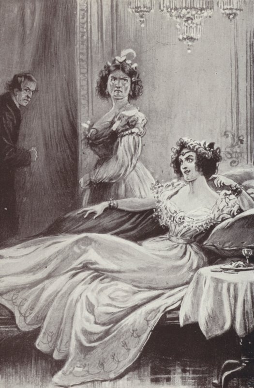 Anthony Trollope (lito) tarafından Barchester Towers için çizim by Paul (after) Hardy