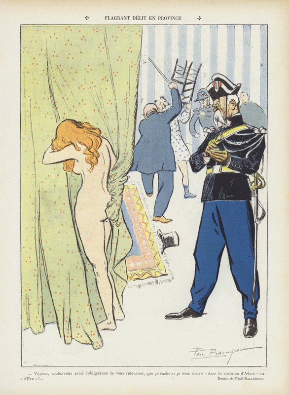 Le Rire için İllüstrasyon by Paul Balluriau