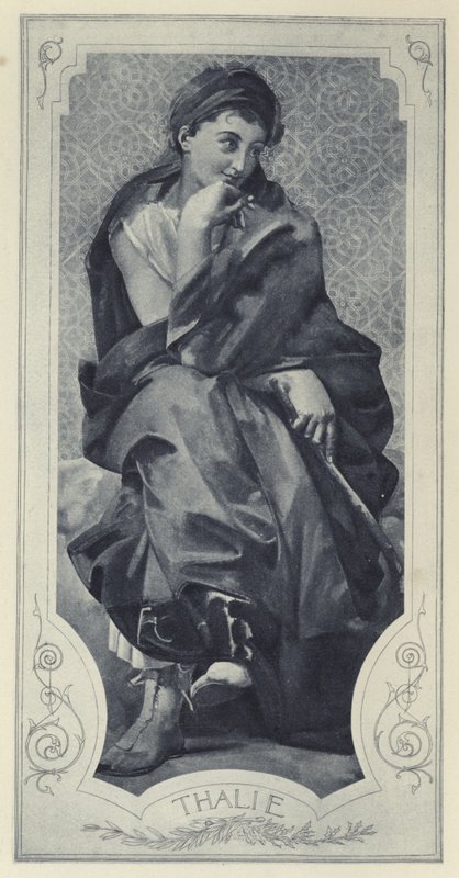 Thalia, Komedi İlhamı (fotogravür) by Paul Baudry