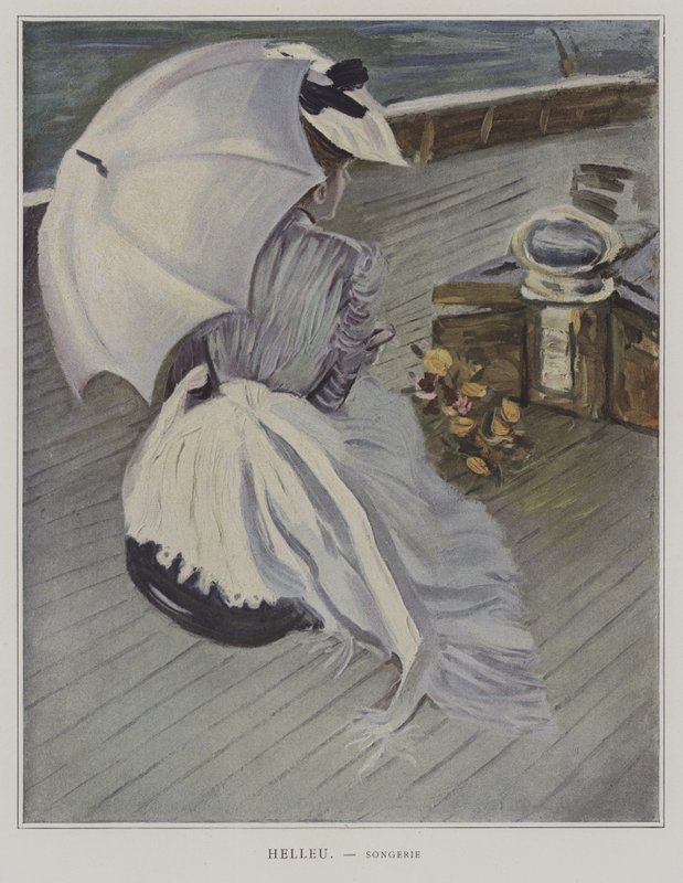 Songerie (Rüya) by Paul Cesar Helleu