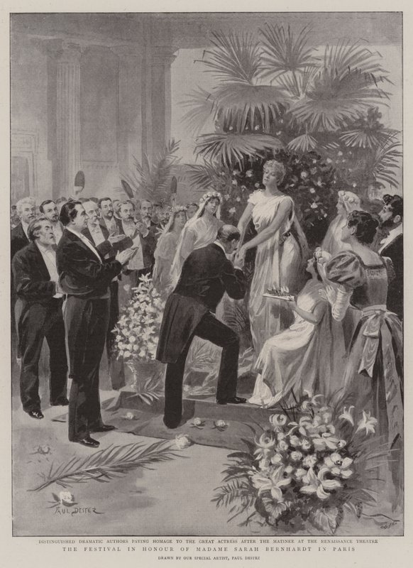 Paris'te Madam Sarah Bernhardt Onuruna Festival by Paul Destez