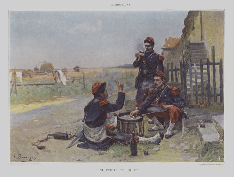 Piquet Oyunu by Paul Émile Boutigny