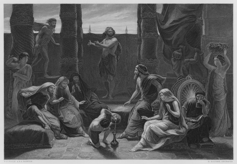Eyüp ve Arkadaşları (gravür) by Paul Falconer Poole