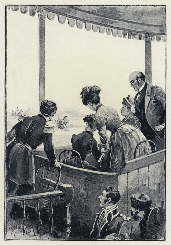 Anna Karenina için İllüstrasyon: Irk (lito) by Paul Frenzeny