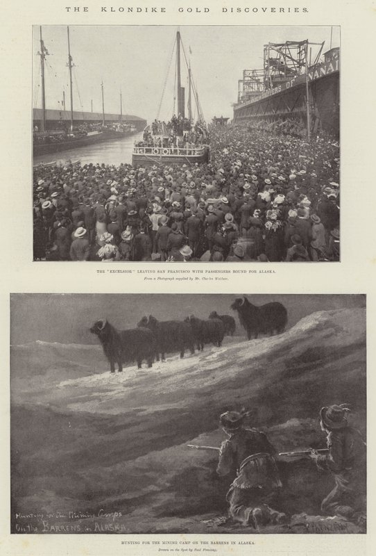 Klondike Altın Keşifleri by Paul Frenzeny