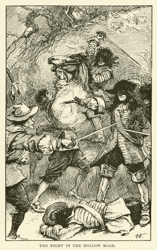 Boş Yoldaki Dövüş (gravür) by Paul Hardy