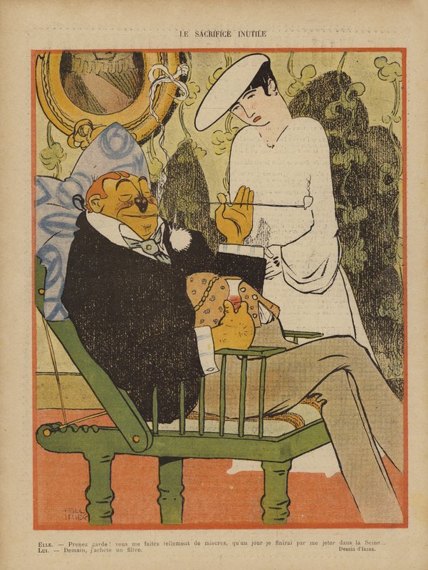 Le Rire için İllüstrasyon by Paul Iribe