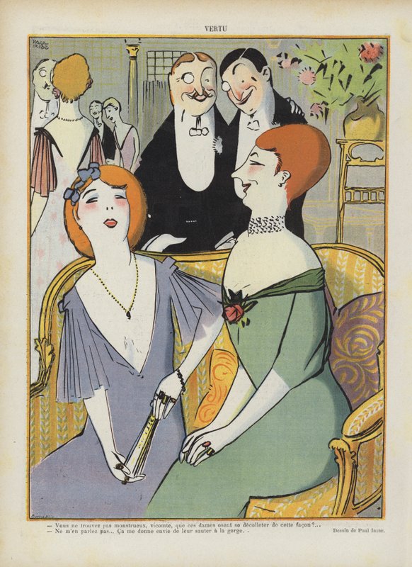 Le Rire için İllüstrasyon by Paul Iribe