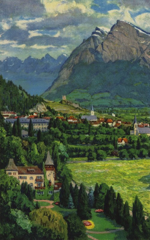 İsviçre Kaplıcaları: Ragaz, Churfirsten ve Gonzen ile (renkli taş) by Paul Kutscha