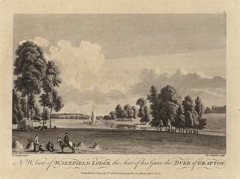 Wakefield Lodge  by Paul Sandby