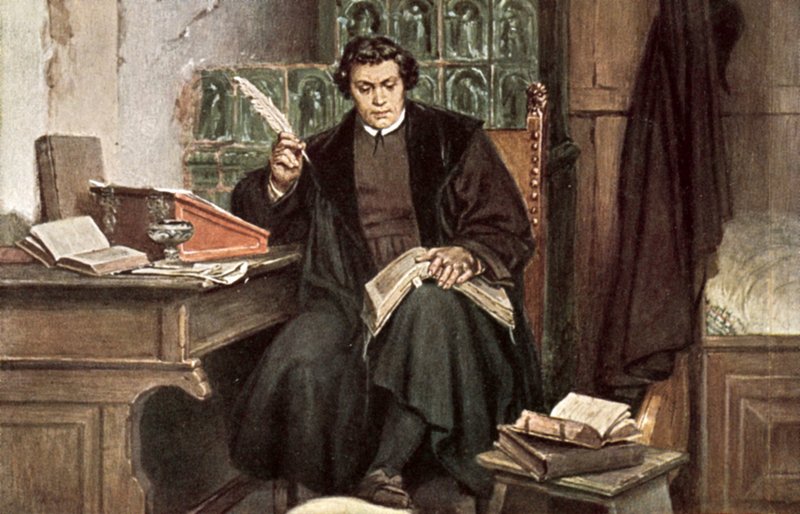 Martin Luther, Mayıs 1521 - Mart 1522 by Friedrich Paul Thumann