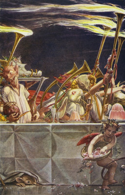 Fırtına, William Shakespeare, III. Perde, Sahne 3 (renkli taş) by Paul Vincent Woodroffe