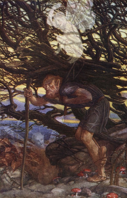 Fırtına, William Shakespeare, II. Perde, 2. Sahne (renkli taş) by Paul Vincent Woodroffe