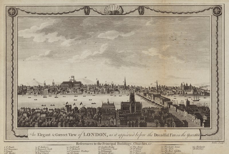 Londra manzarası by Peltro William Tomkins