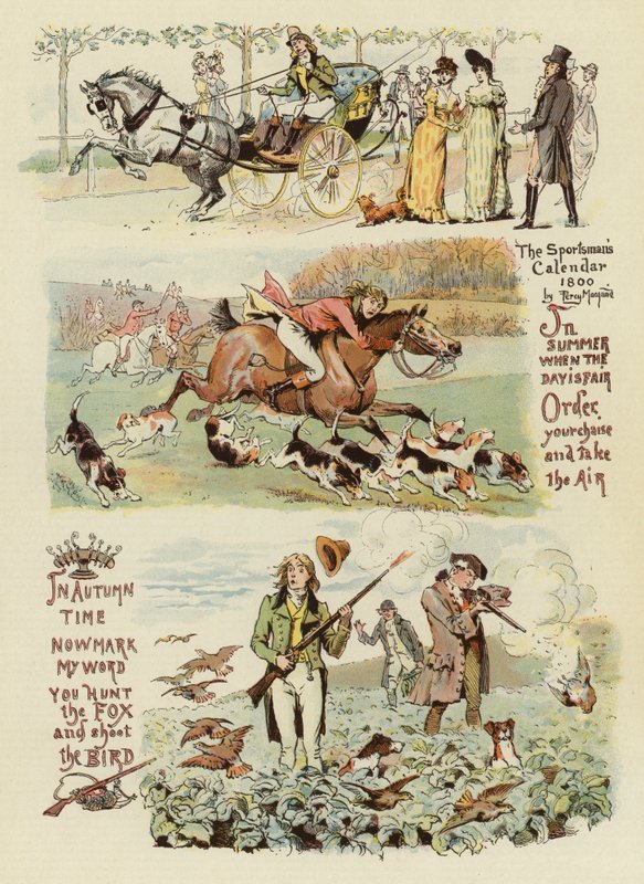 ಸ್ಪೋರ್ಟ್ಸ್‌ಮ್ಯಾನ್ಸ್ ಕ್ಯಾಲೆಂಡರ್, 1800 ಟರ್ಕ್ by Percy Macquoid