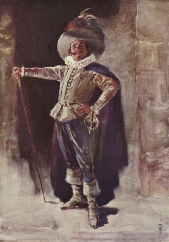Coquelin, Cyrano de Bergerac olarak by Percy Anderson