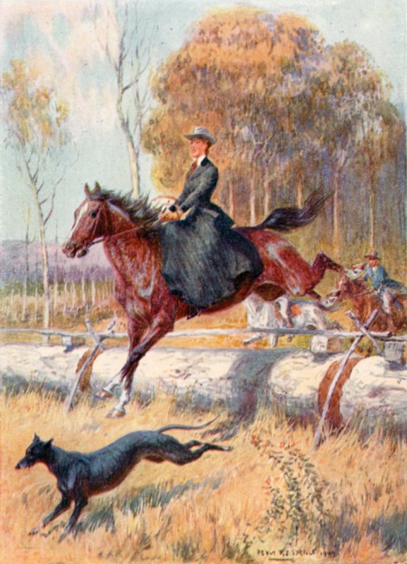 Kanguru avcılığı (renkli taş) by Percy F.S. (after) Spence