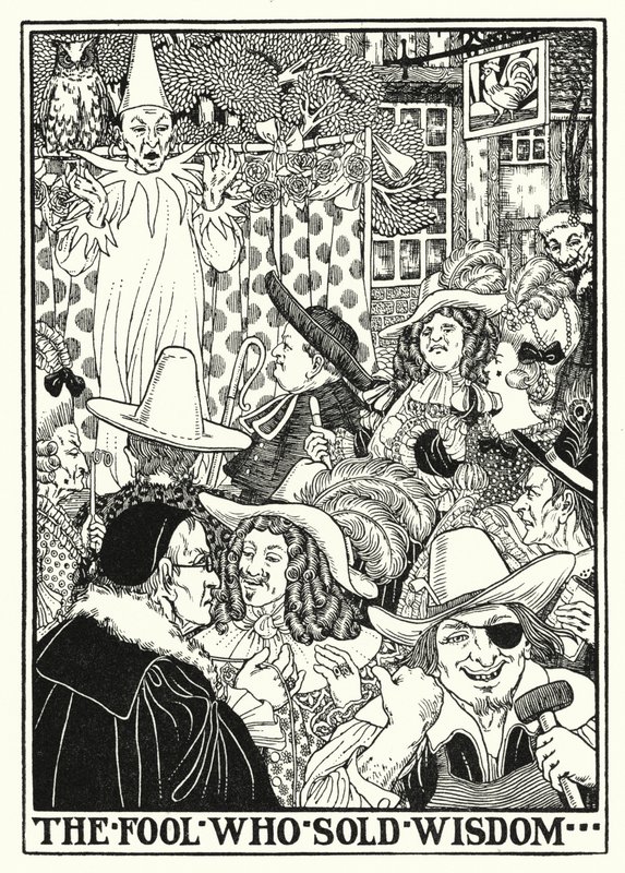 La Fontaine Masalları: Bilgeliği satan aptal (lito) by Percy James Billinghurst
