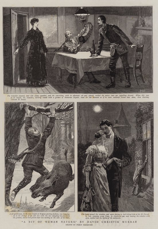Biraz İnsan Doğası, David Christie Murray by Percy Macquoid