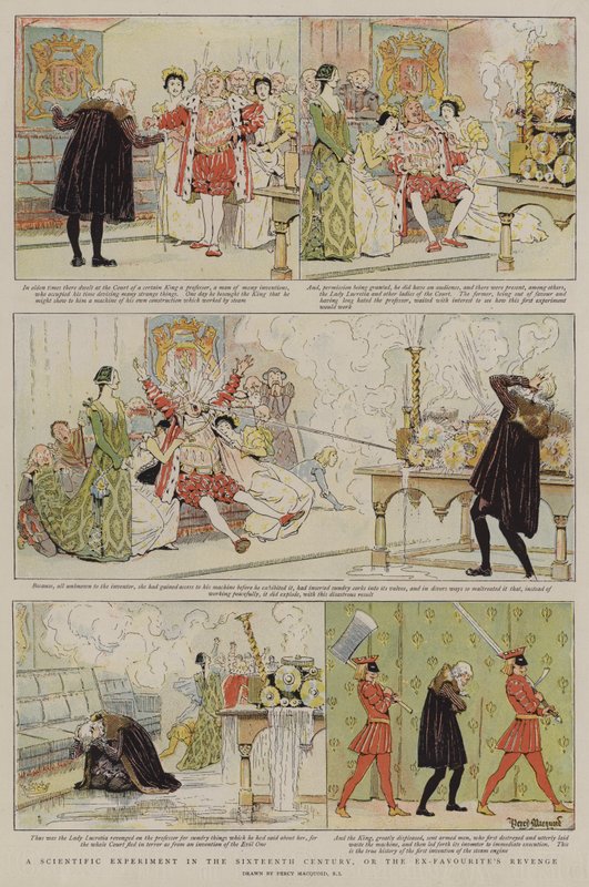 Onaltıncı Yüzyılda Bilimsel Bir Deney veya Eski Favorinin İntikamı by Percy Macquoid