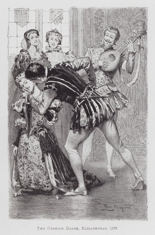Dans: Yastık Dansı, Elizabeth dönemi by Percy Macquoid