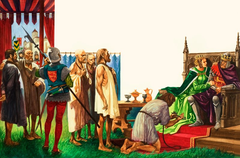 Kral Edward III ve Calais sakinleri by Peter Jackson
