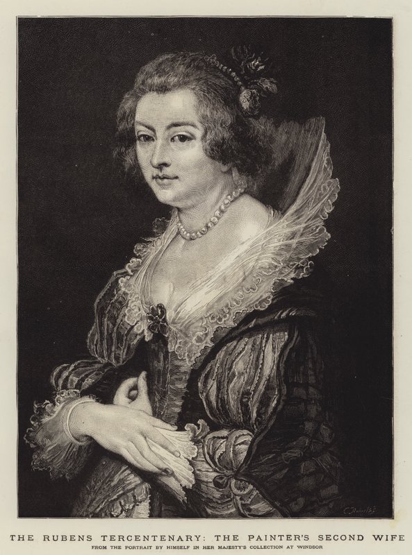 Rubens Tercentenary, Ressamın İkinci Karısı by Peter Paul Rubens