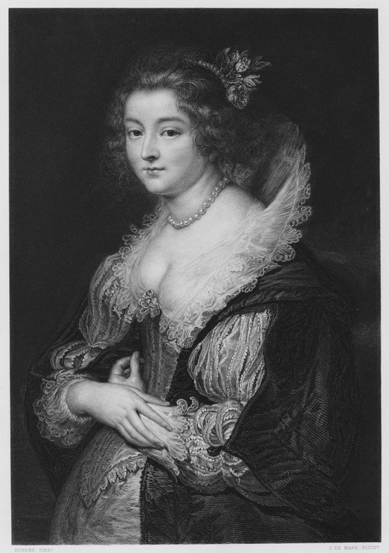 Kraliyet Koleksiyonu'ndaki resimden Rubens'in Karısı by Peter Paul after Rubens