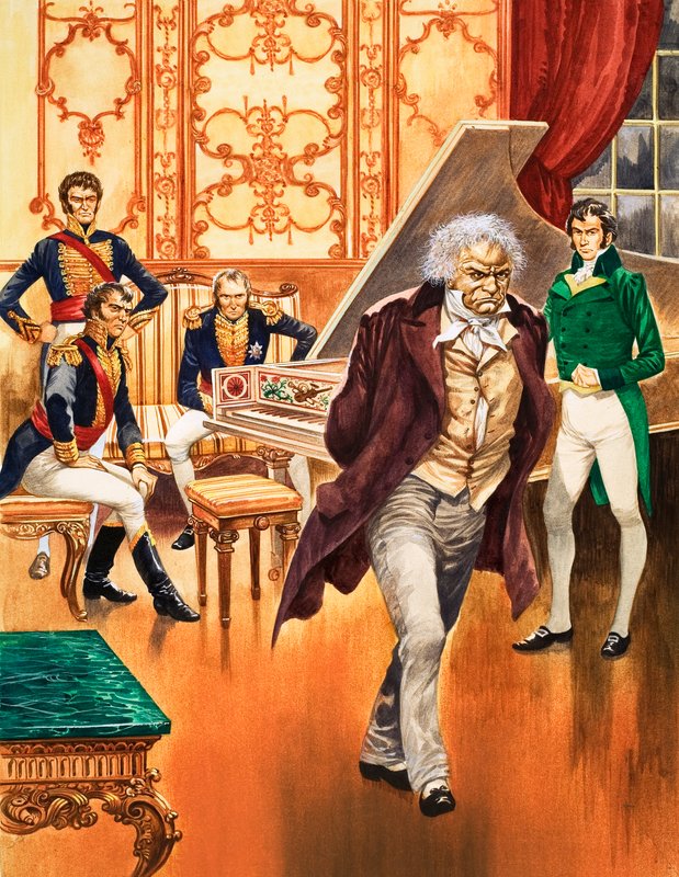 Beethoven müzik odasından fırladı by Peter Jackson
