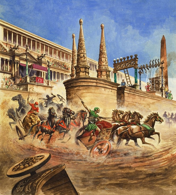 Araba Yarışı (kağıt üzerine guaj) by Peter Jackson