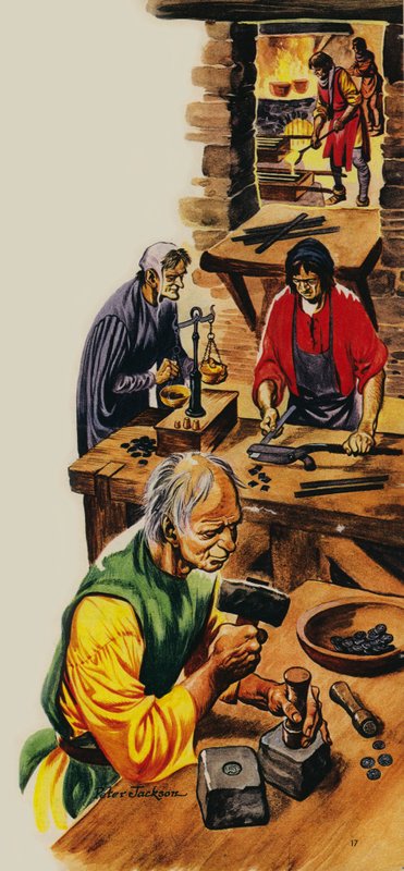 Kral I. Edward zamanında madeni para üreticileri by Peter Jackson