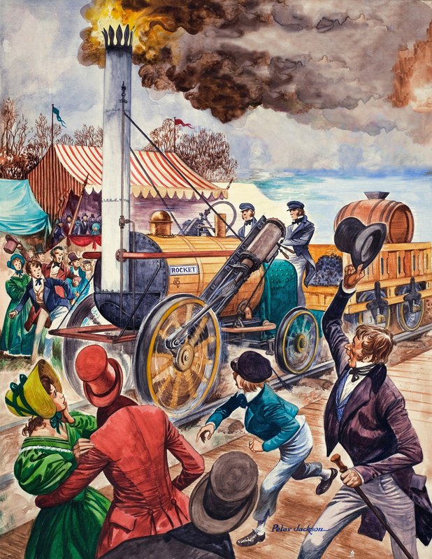 George Stephenson ve Roket by Peter Jackson