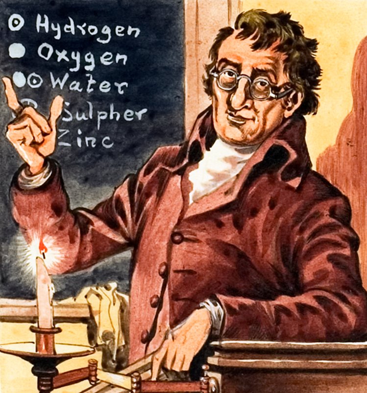 John Dalton, kimyasal atom teorisinin kurucusu by Peter Jackson